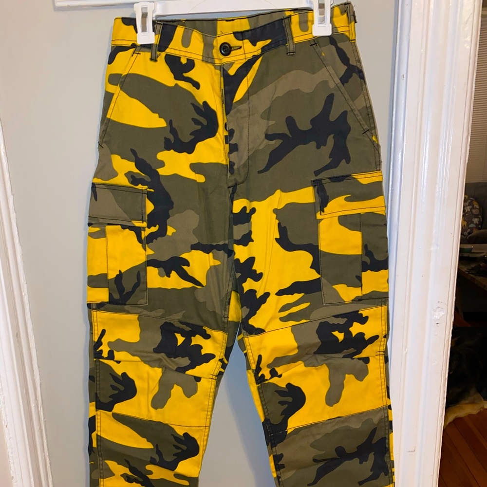 Zumiez Yellow Cargo Pants